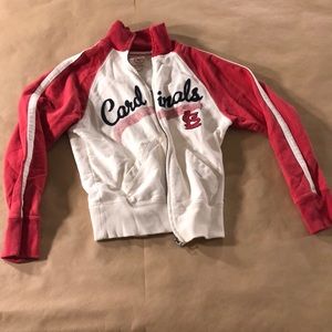 STL Cardinals Zip Up Sweatshirt